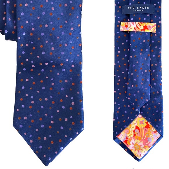 Ted Baker Other - TED BAKER Silk Polka Dot Tie